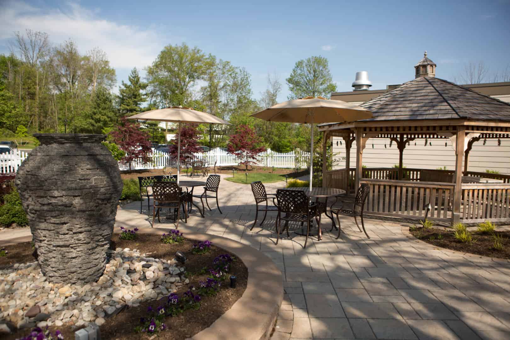 CareOne at Somerset Valley Assisted Living-Exterior, outdoor seating