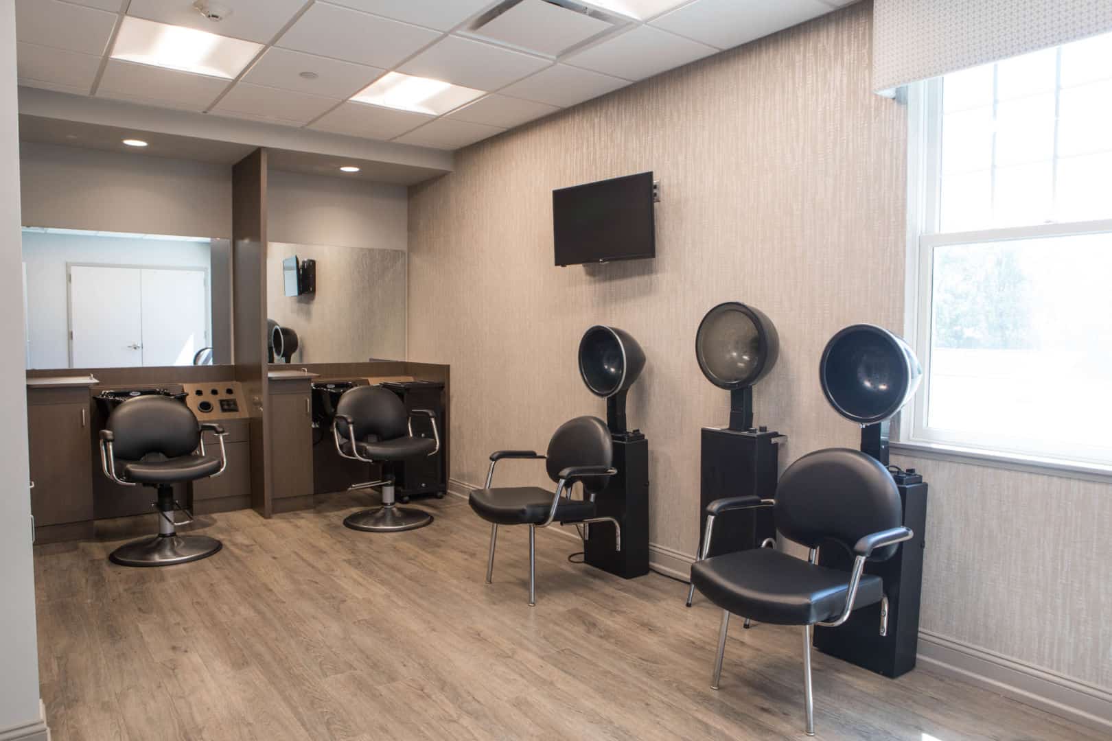 Harmony Village at CareOne Paramus-Interior, on-site salon