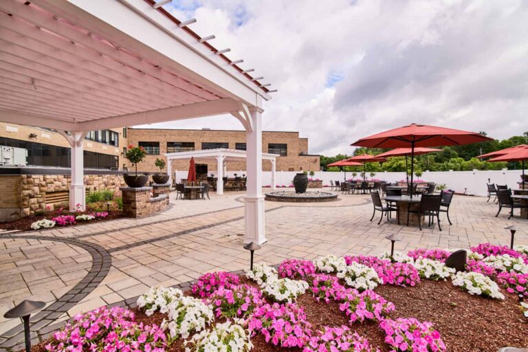 CareOne at Concord-Exterior, outdoor seating