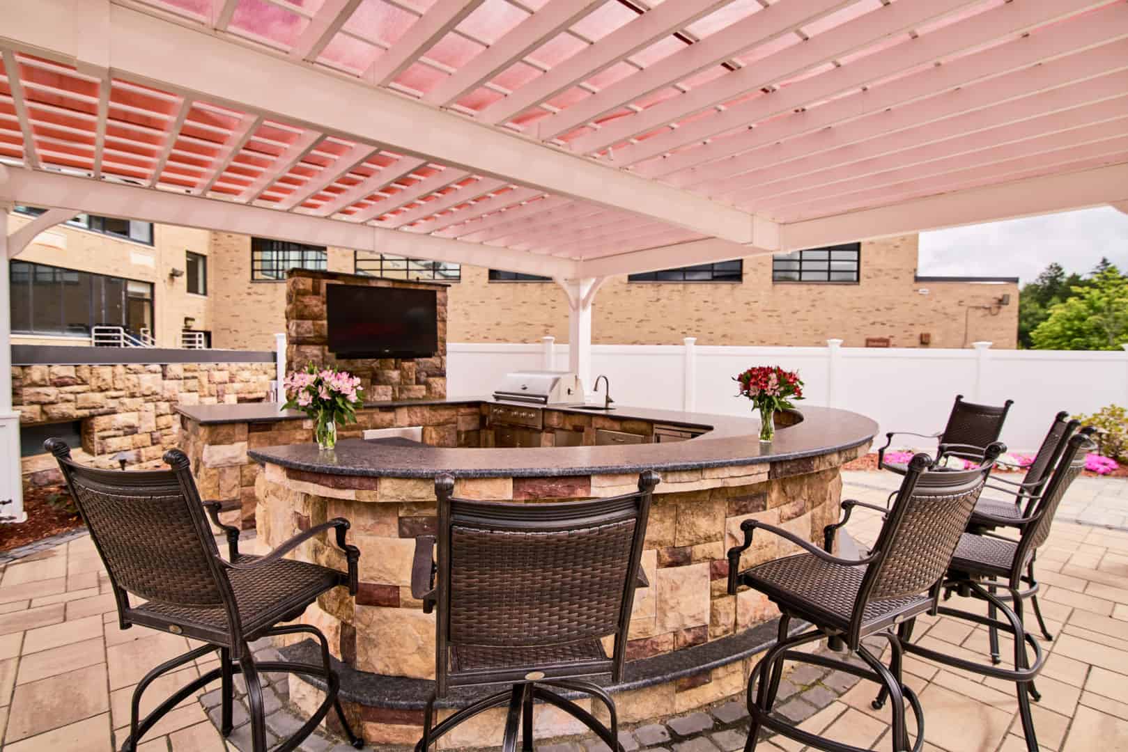 CareOne at Concord-Exterior, outdoor seating