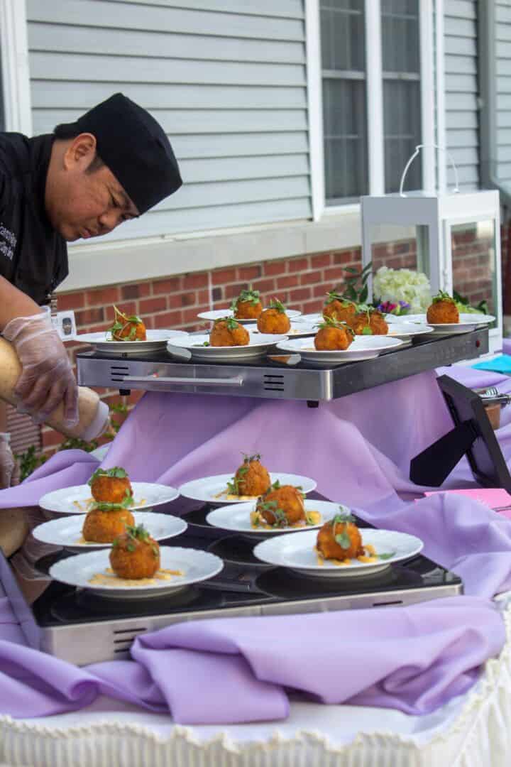CareOne at Wayne-team member serving food