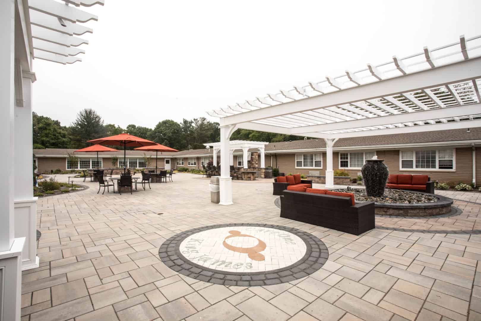 CareOne at Middletown-Exterior, outdoor seating