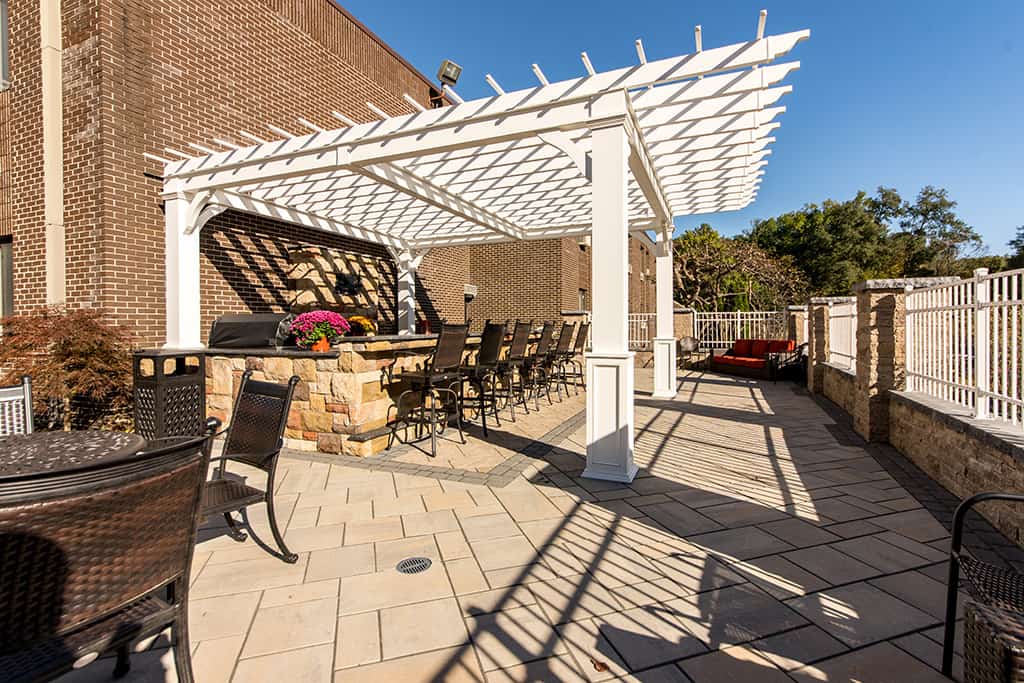 CareOne at Northampton-Exterior, outdoor seating