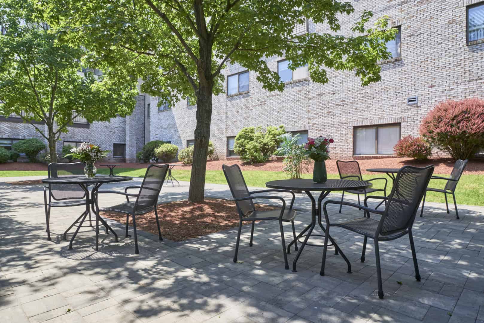 CareOne at Peabody-Exterior, outdoor seating